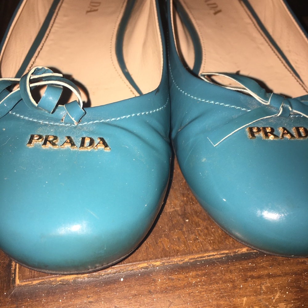 Prada Vernice in Soft Voyage Size 39